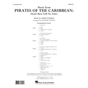 Music from Pirates of the Caribbean: Dead Men Tell No Tales - Conductor Score (Full Score)